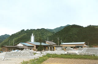 大野郡久々野ブロック工場（現在の高山市久々野町）